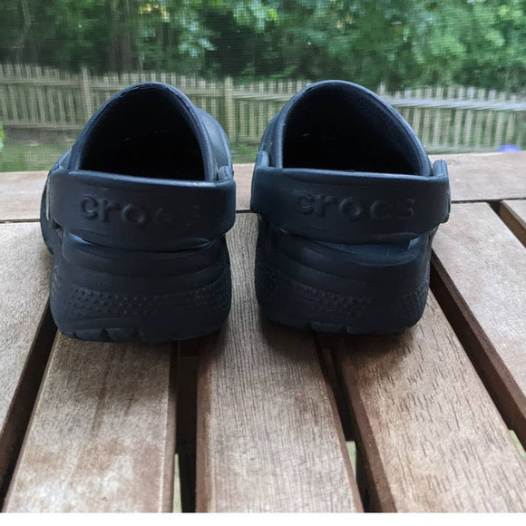 Crocs Kids Classic Clog Slip On  Navy Blue Size 9 - Picture 5 of 7